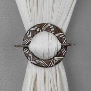 Set de alzapaños diseño artesanal